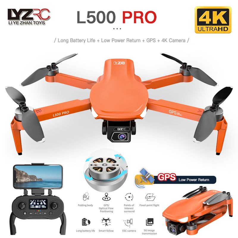 Drone Rc Team City - L500 PRO Drone 4K kamera ganda