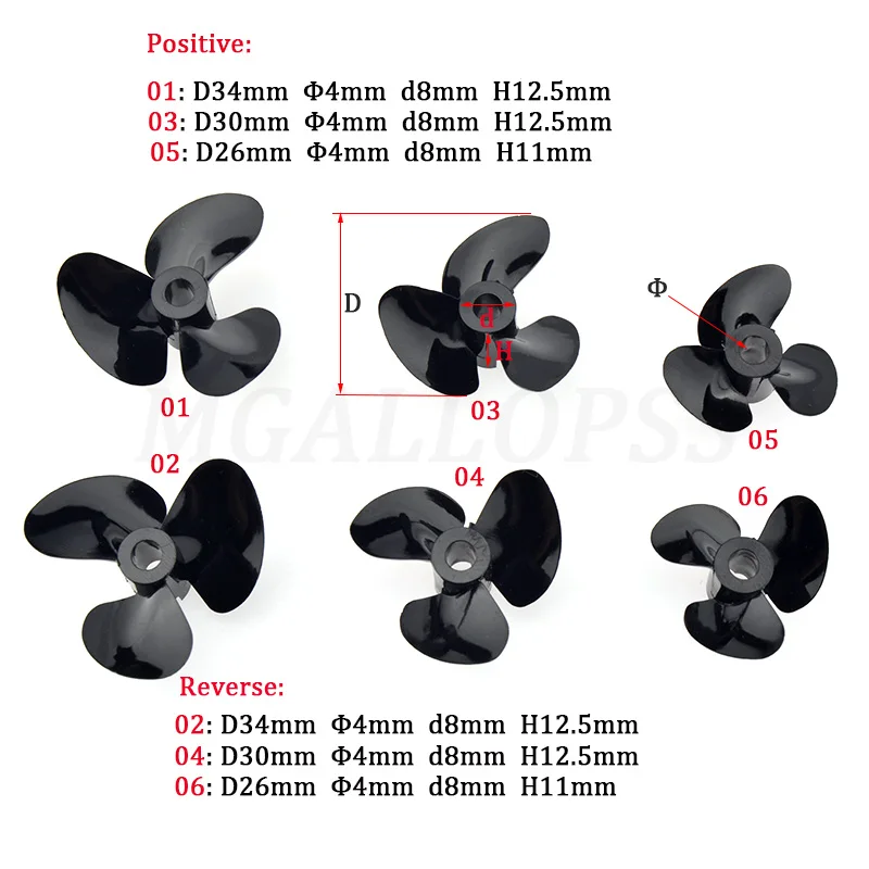 Propeller Balancer Tool - 1 Buah (Positif/Terbalik) 3 Bilah Plastik