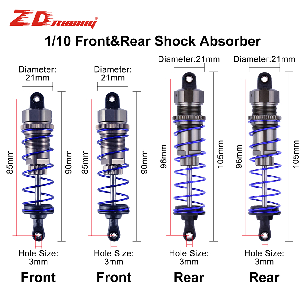 Rc Suspension Arm - 2Pcs ZD Racing 105mm Peredam Kejut