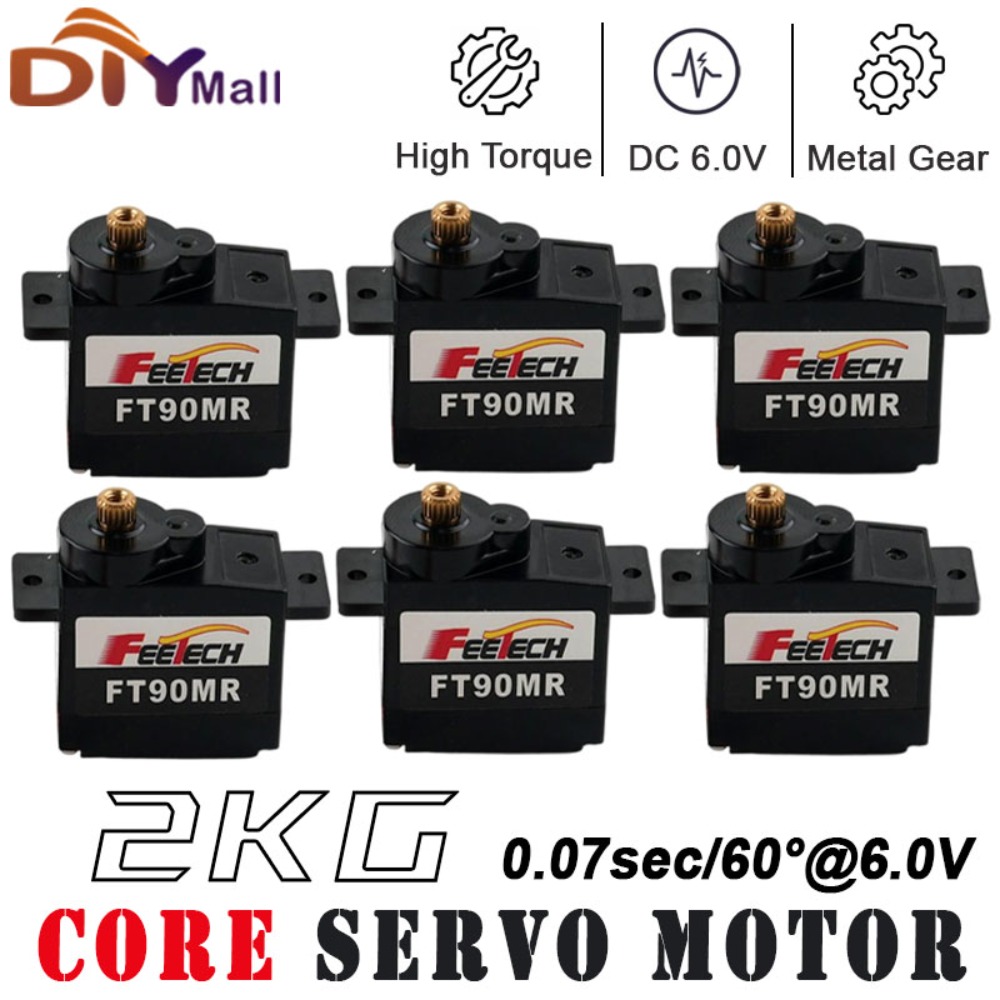 Drone Rc Mini - 1/2/4 PCS Feetech FT90M Digital Metal