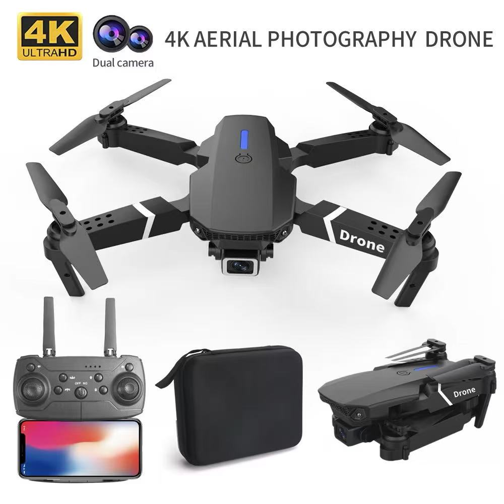 Drone Rc Team City - Drone Profesional E88 Kamera HD Sudut
