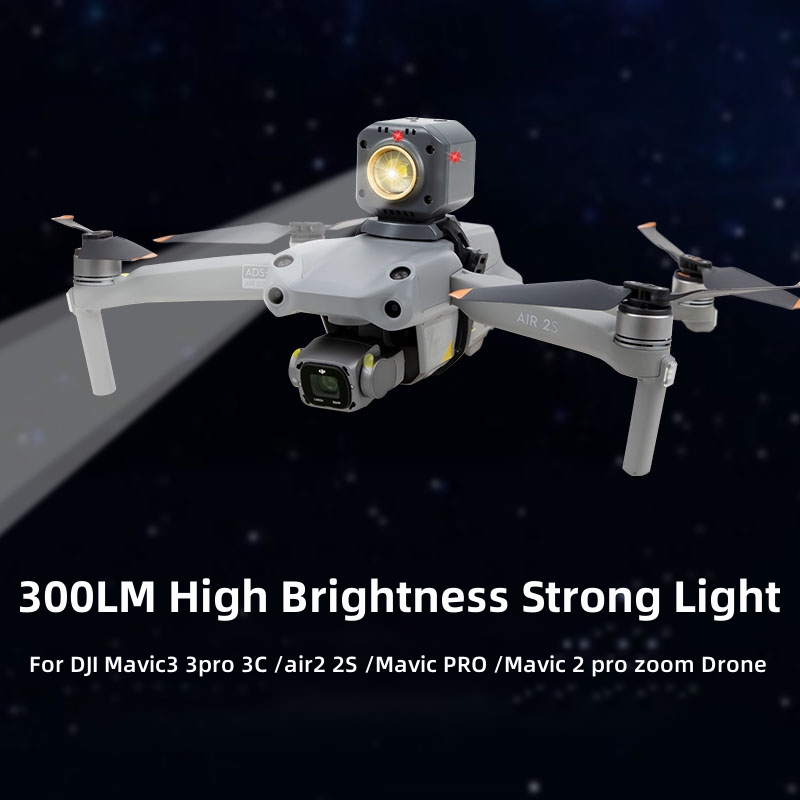 Drone Udi Rc - Lampu Sorot Malam 300LM Kecerahan Tinggi