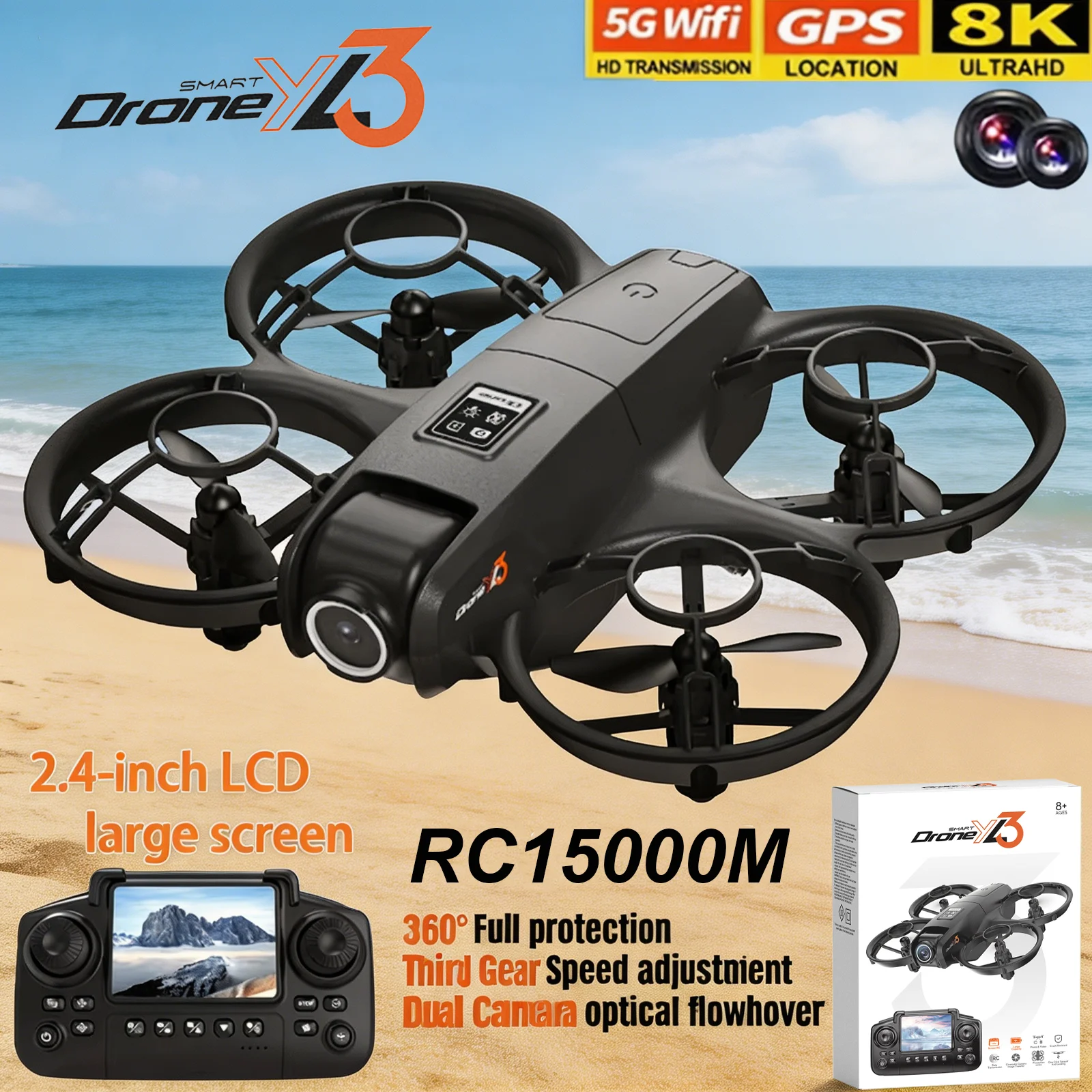 Drone Udi Rc - Drone RC YL3 Baru 8K 1080P