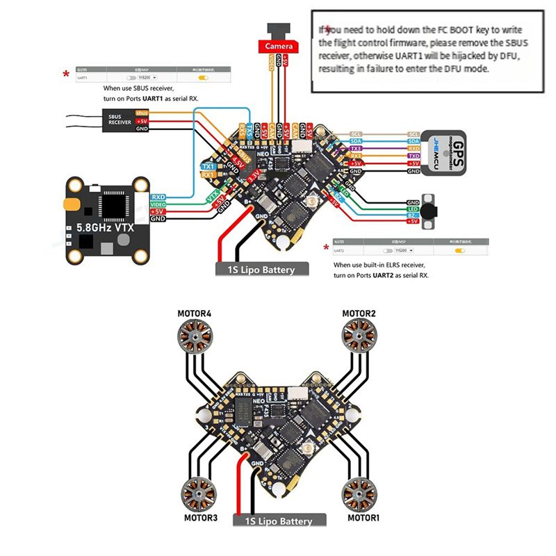 FBIL-F435 NEO 1S AIO Pengendal - Drone Rc Flight Controller ulasan dan harga