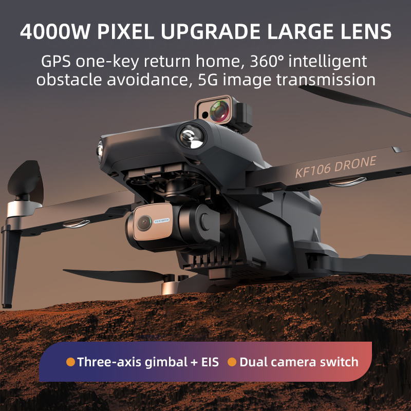 Drone KF106 Max Baru 2022 8K P - Drone Rc Team City ulasan dan harga