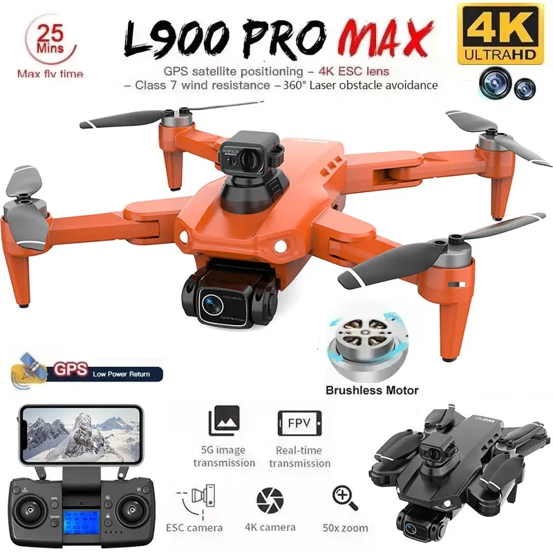 L900 Pro MAX Drone GPS, mainan - Drone Rc Team City ulasan dan harga
