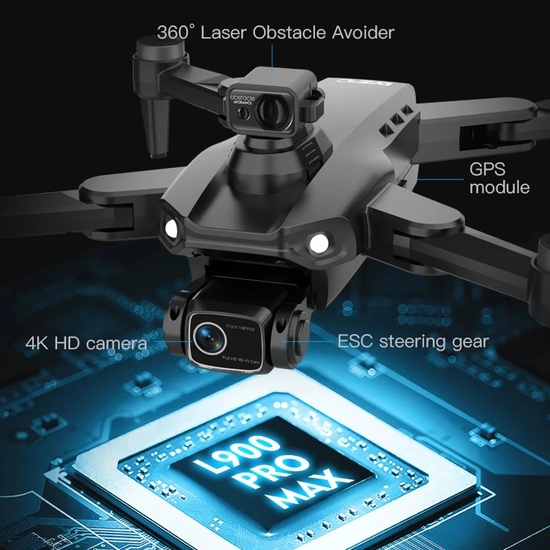 L900 Pro MAX Drone GPS, mainan - Drone Rc Team City ulasan dan harga