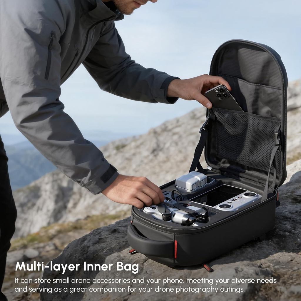 Tas Ransel Keras Tahan Air Unt - Drone Dji Rc Mini 3 Pro ulasan dan harga