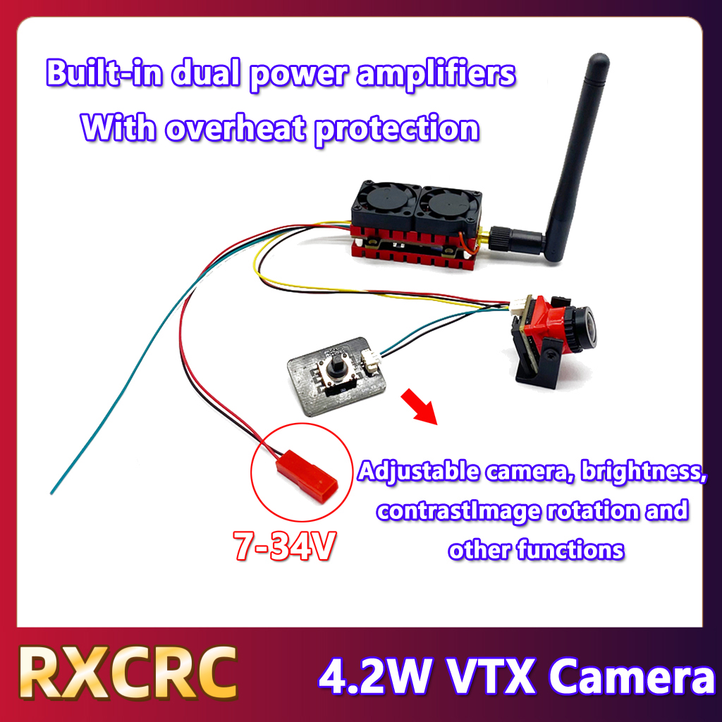 RXCRC 5.8G 48CH 4.2W Pemancar  - Drone Rc With Camera ulasan dan harga