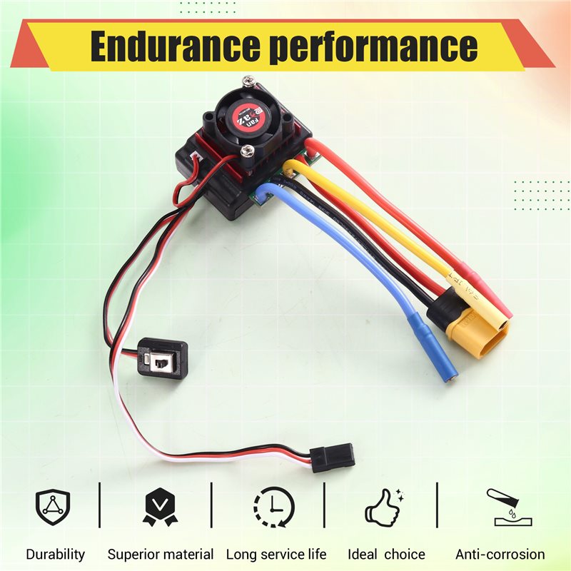 AINY-60A Pengendali Kecepatan  - Rc Boat Brushless Motor ulasan dan harga