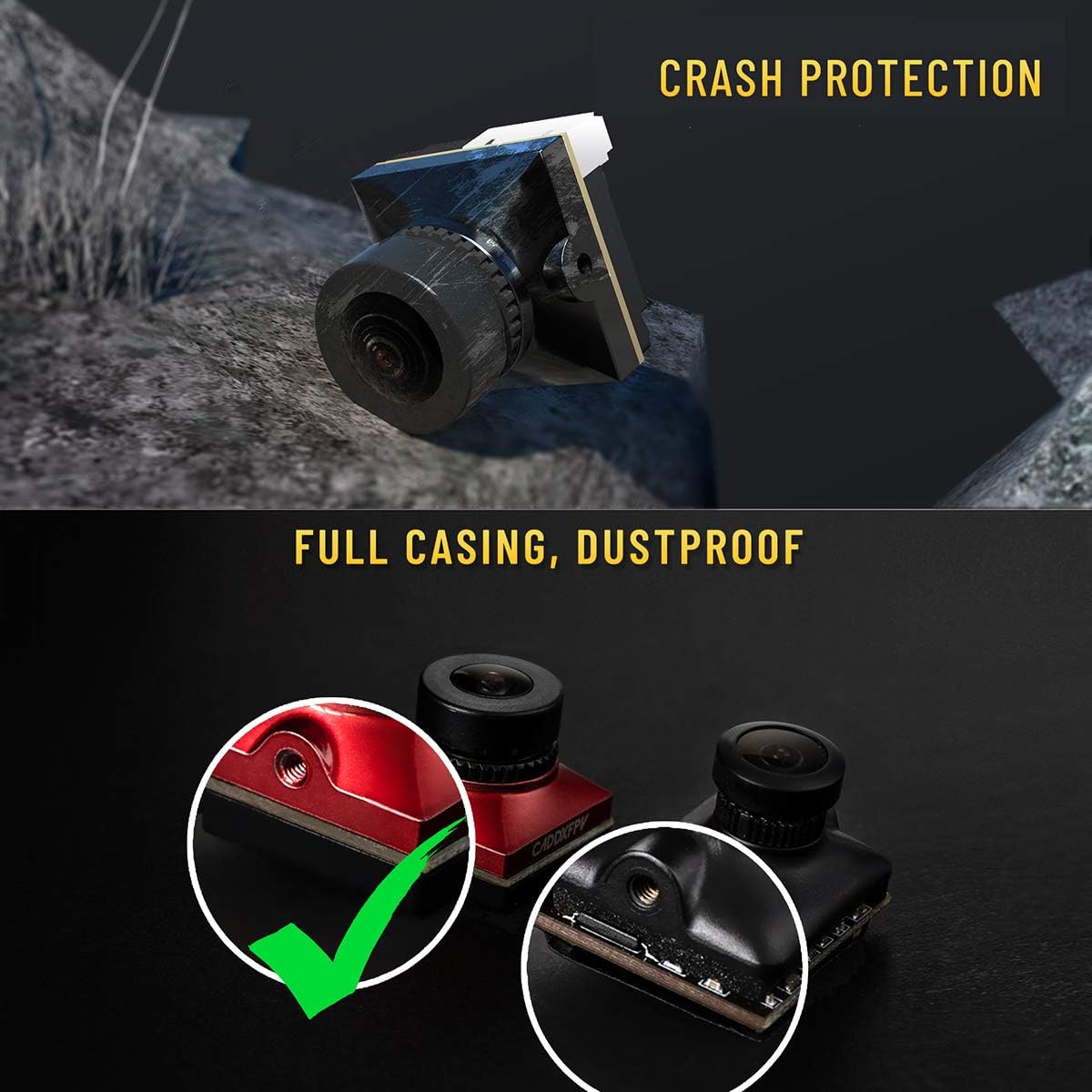 CADDX Kamera Micro FPV Ratel 2 - Drone Rc With Camera ulasan dan harga