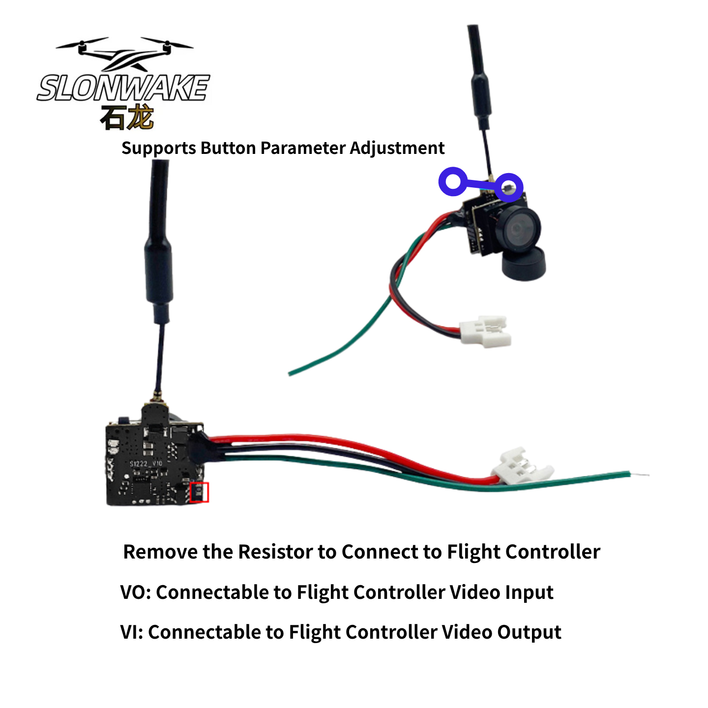 SLONWAKE Kamera Transmisi Vide - Drone Rc With Camera ulasan dan harga