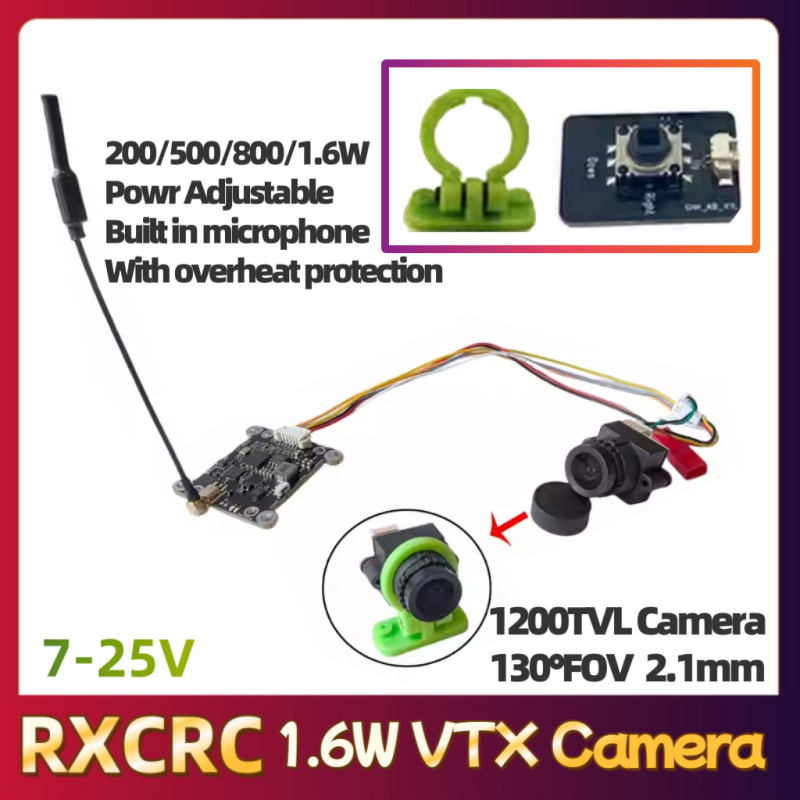 Modul RXCRC 5.8G 48CH 1.6W VTX - Drone Rc With Camera ulasan dan harga