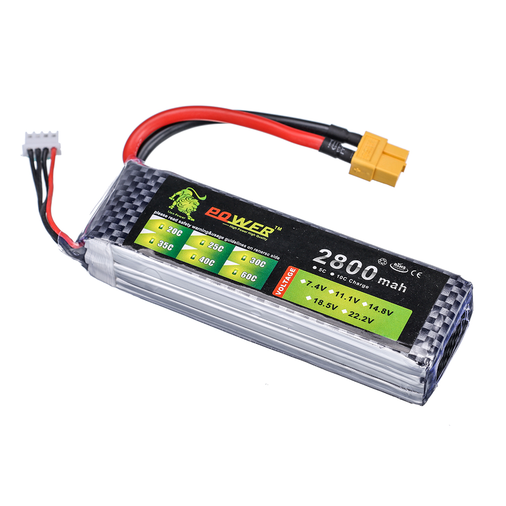 Baterai Lipo 3S 11.1V 2800mAh  - Drone Rc Truck ulasan dan harga
