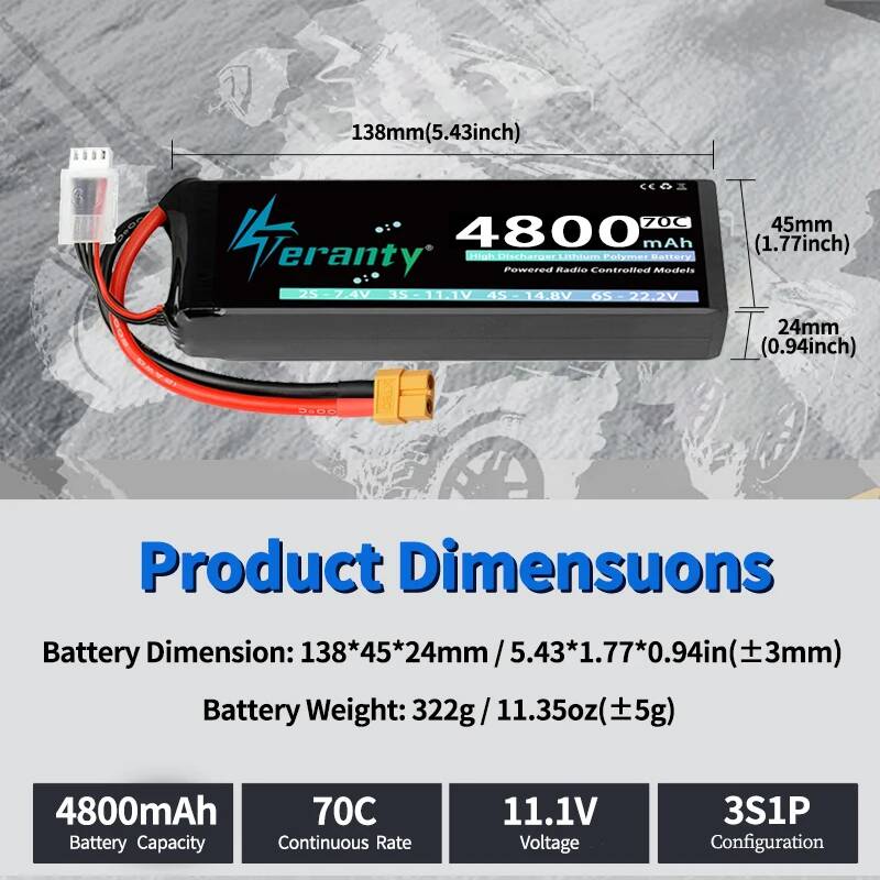 TERANTY 3S 4800MAh RC Baterai  - Drone Rc Truck ulasan dan harga