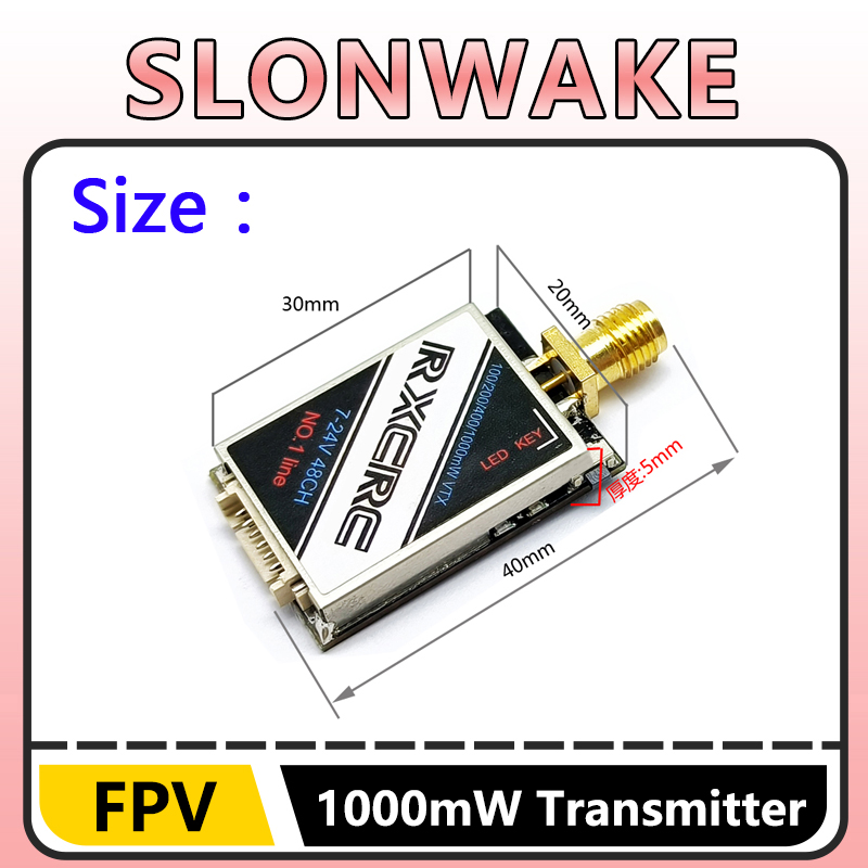 SLONWAKE 5.8G 48CH 1W VTX 100/ - Drone Rc With Camera ulasan dan harga
