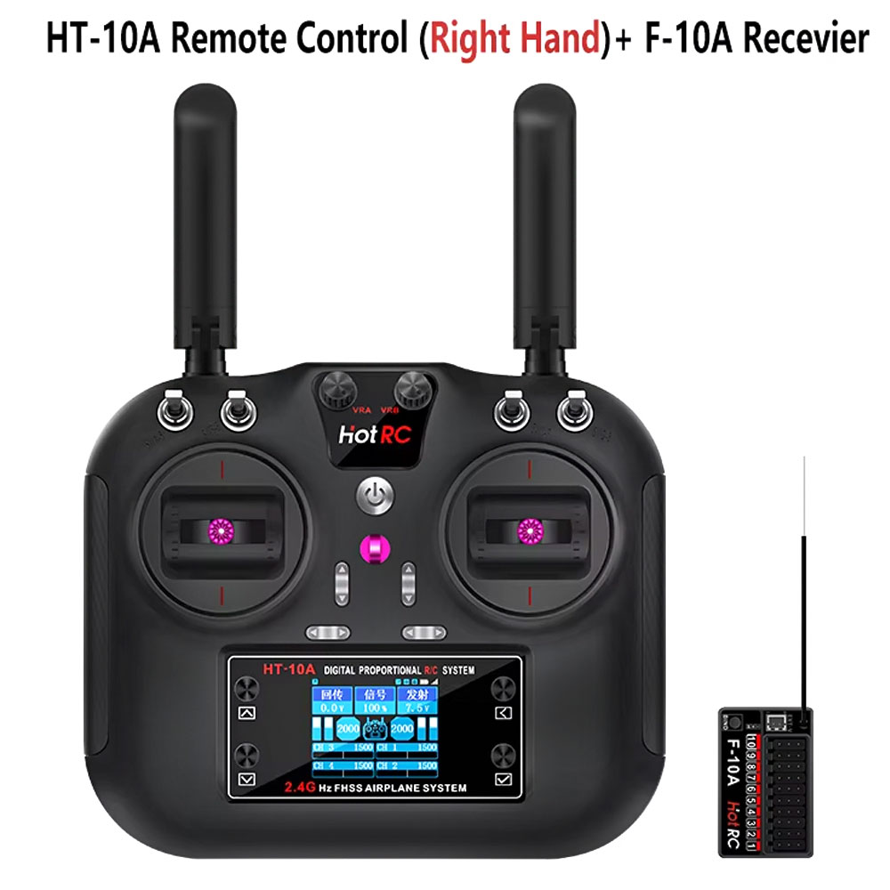 Hotrc HT-10A 2.4G 10CH Transmi - Drone Rc Boat ulasan dan harga