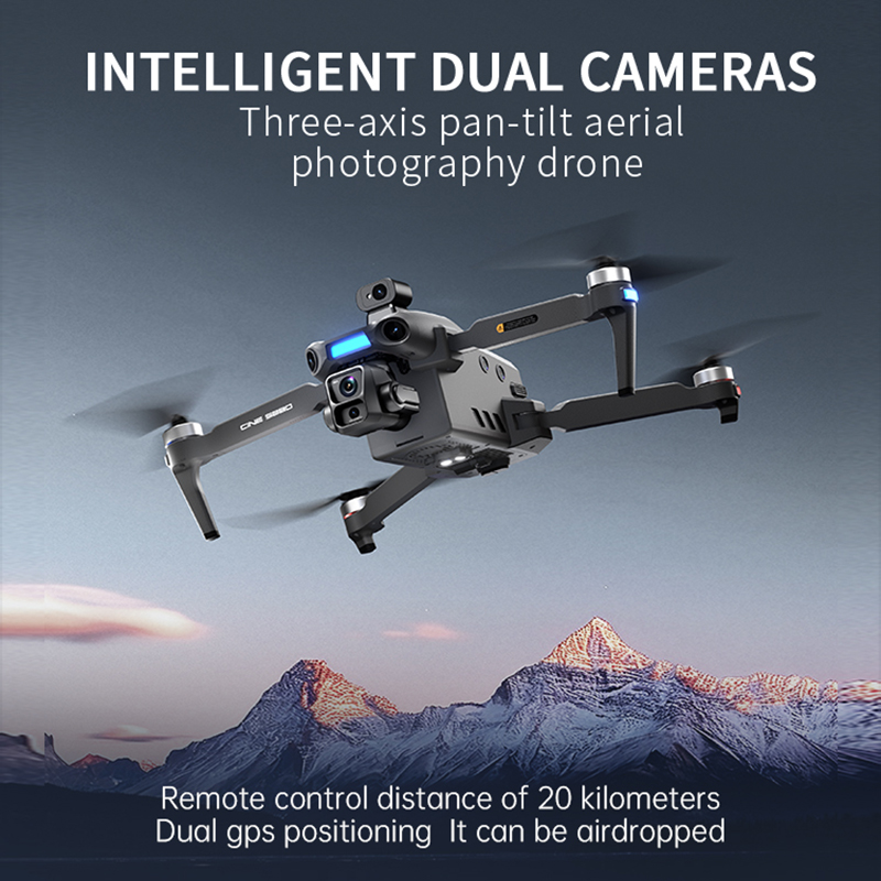 Drone Kamera Ganda 8K Baru 202 - Drone Rc Team City ulasan dan harga