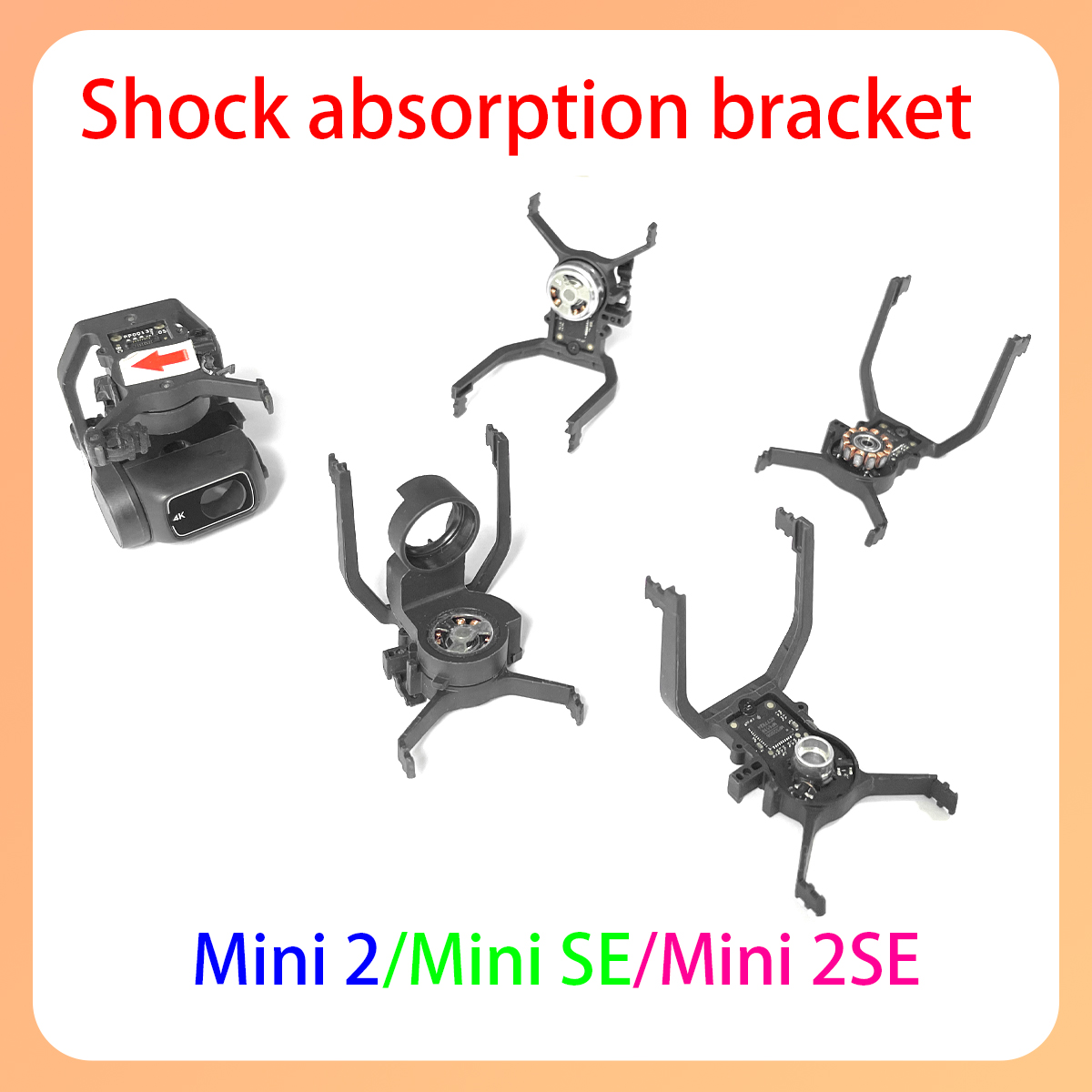 Braket Ower Atas Gimbal Min2/4 - Drone Udi Rc ulasan dan harga