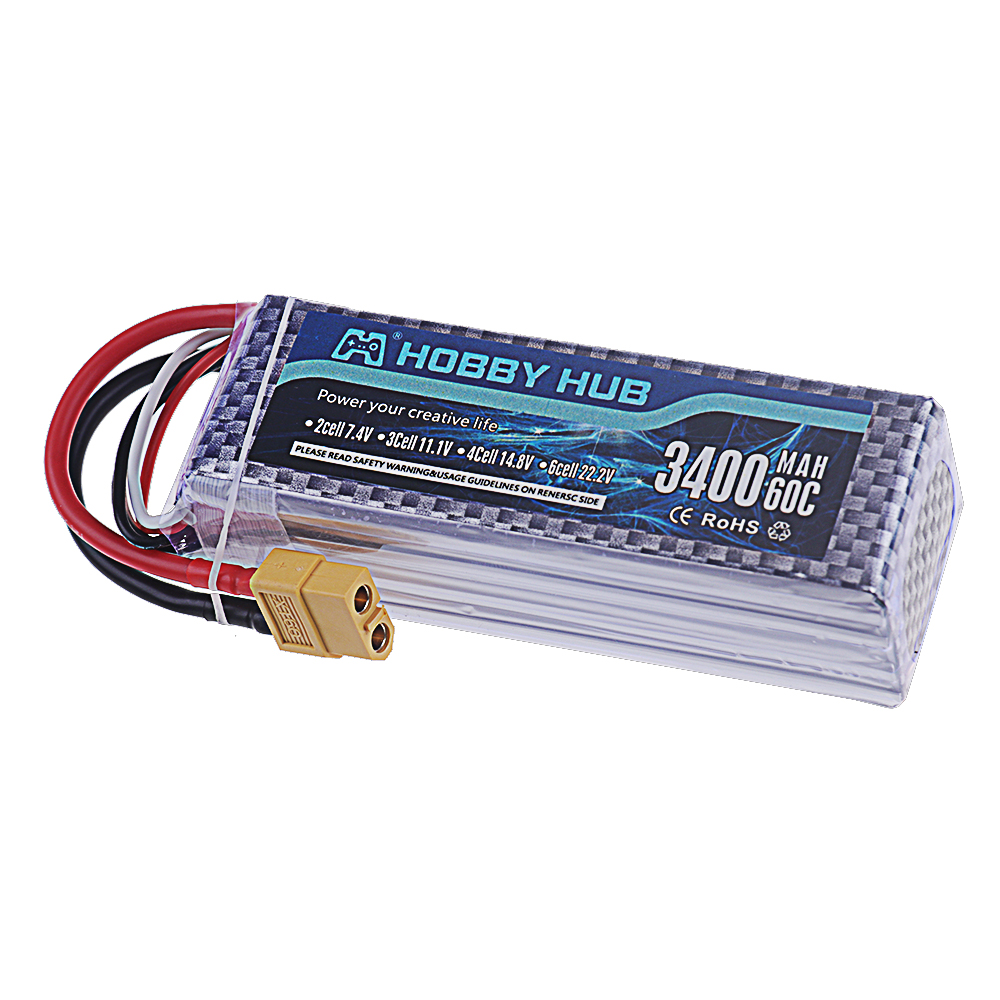 Baterai Lipo 3S 11.1V 3400MAh  - Drone Rc Truck ulasan dan harga