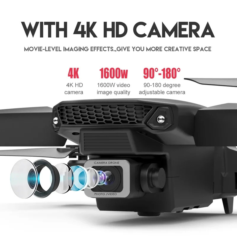 E88 Pro Drone Lipat Cerdas Men - Drone Rc Team City ulasan dan harga
