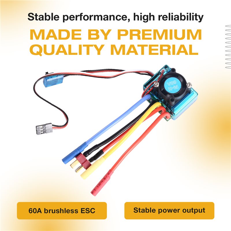 MACH-60A Pengendali Kecepatan  - Rc Boat Brushless Motor ulasan dan harga