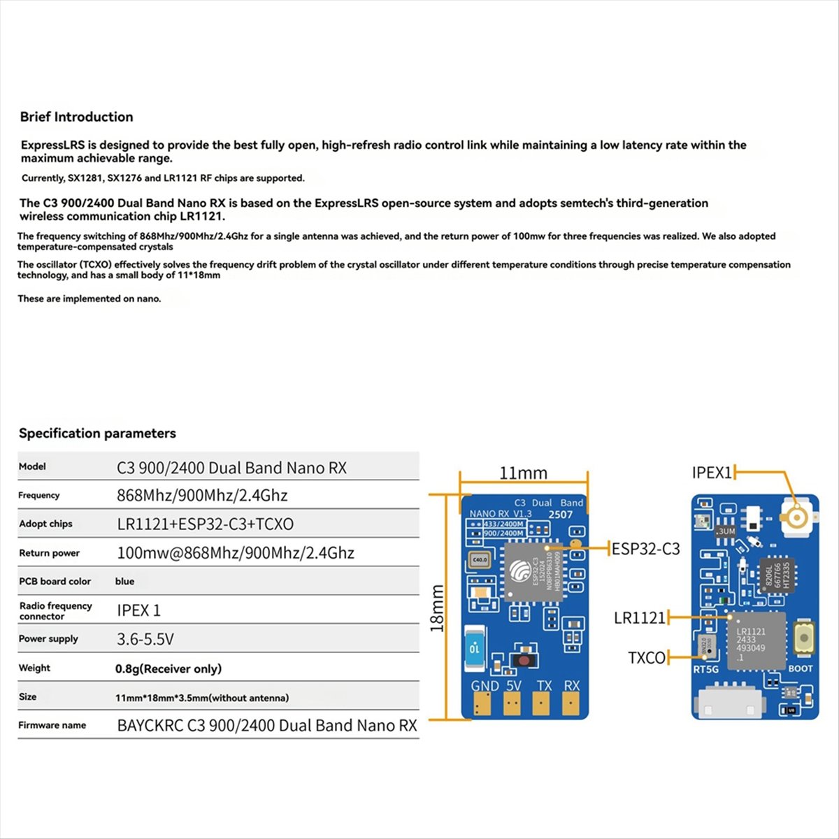 Penjualan Panas ELRS Dual Band - Drone Rc Frequency ulasan dan harga
