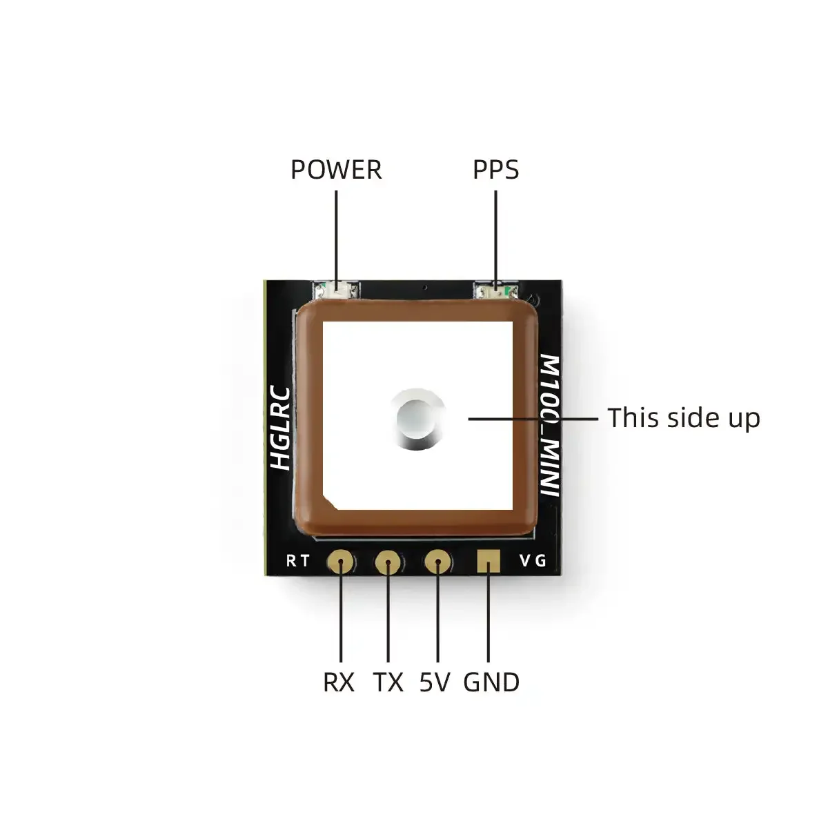 HGLRC M100 Modul GPS MINI M10  - Drone Rc Flight Controller ulasan dan harga