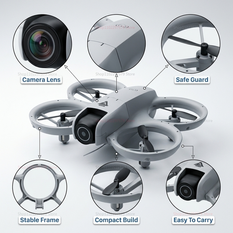 Drone Mini RC 2026 dengan Kame - Drone Rc Flight Controller ulasan dan harga