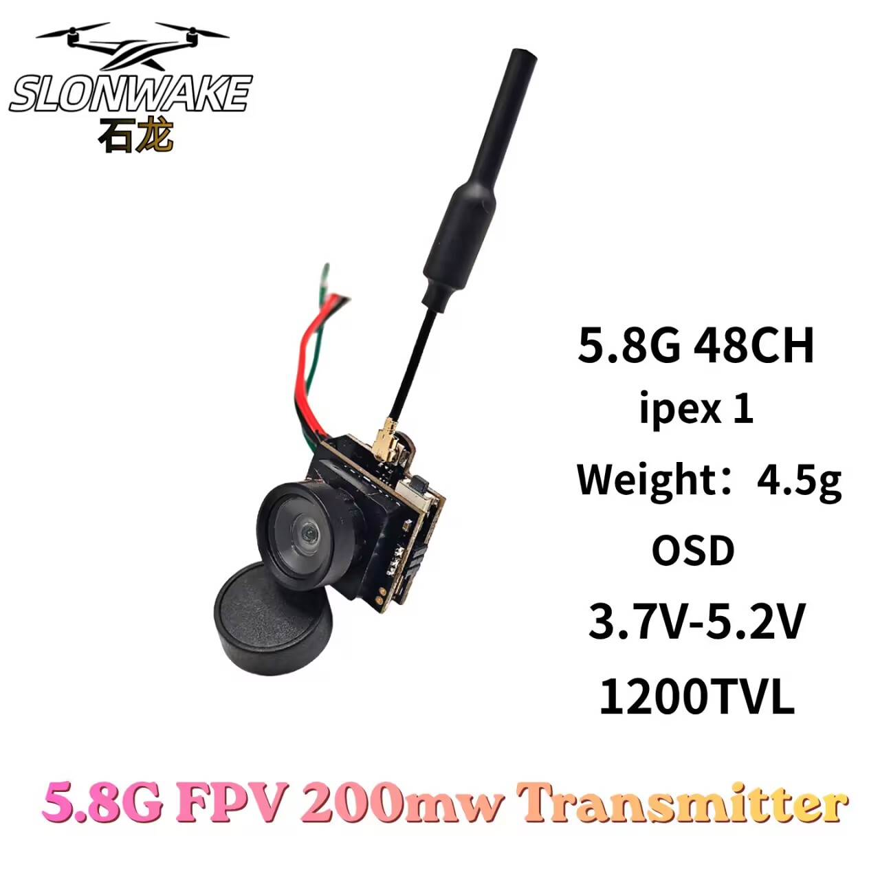 SLONWAKE 5.8G Kamera Transmisi - Drone Rc With Camera ulasan dan harga