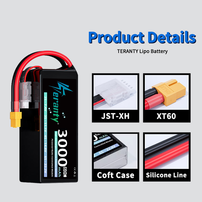 2 Buah Baterai Lipo TERANTY 14 - Drone Rc Truck ulasan dan harga