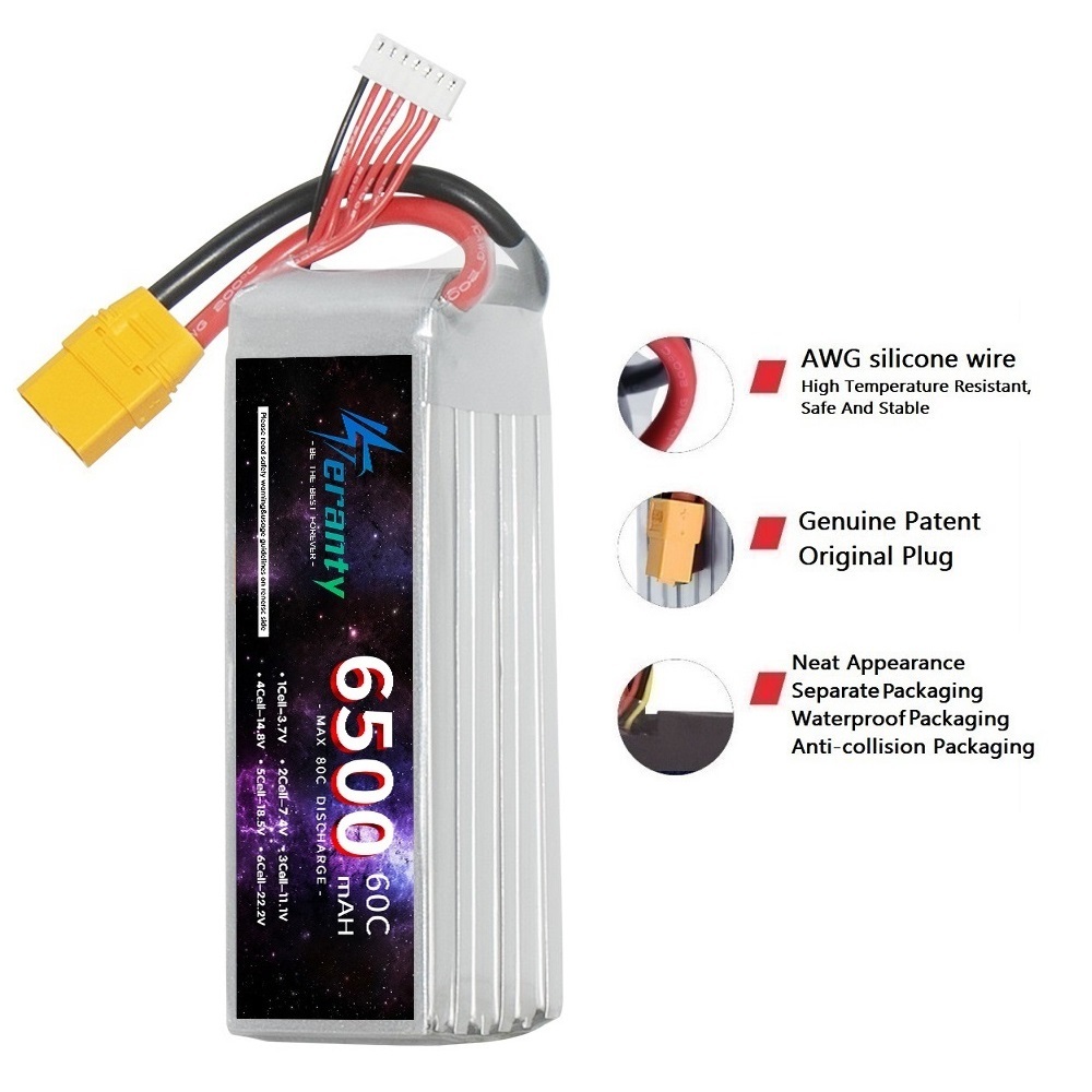 TERANTY 6S 22.2V Baterai Lipo  - Drone Rc Truck ulasan dan harga